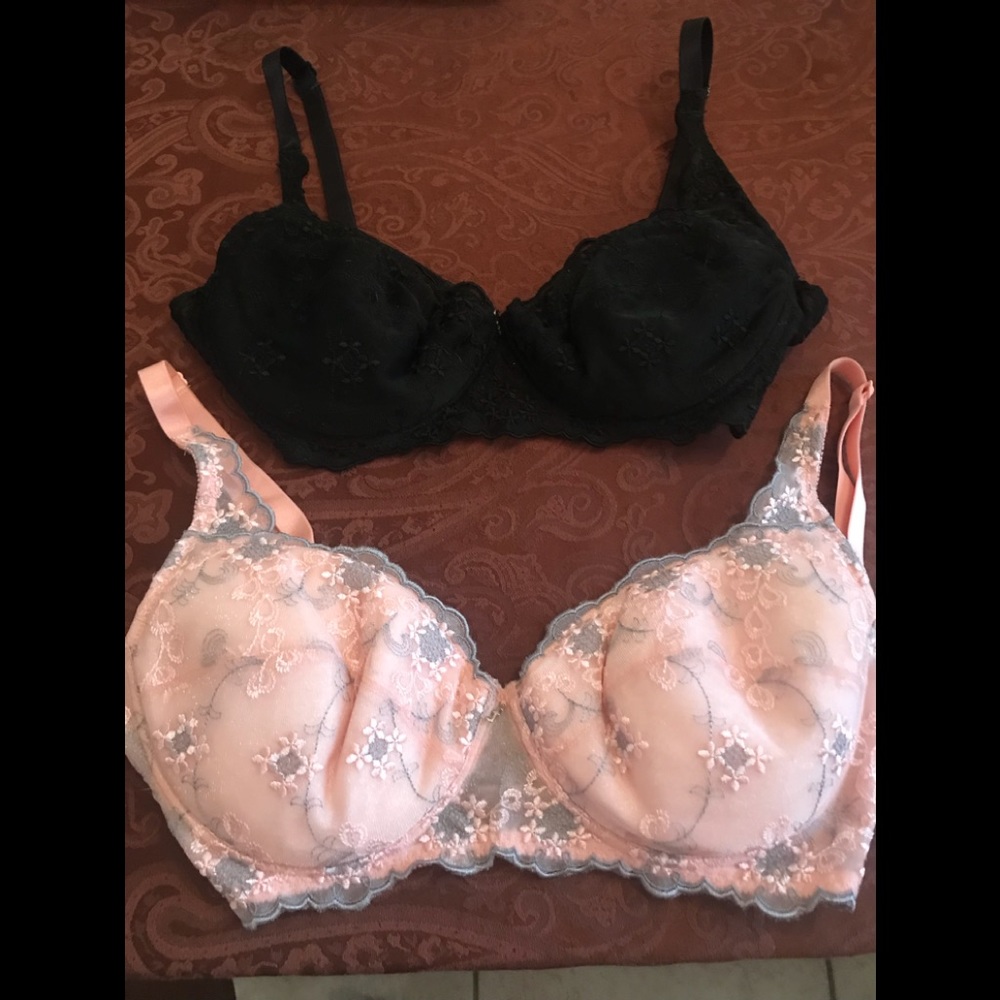 2 Fredericks of Hollywood 36D liquid gel bra